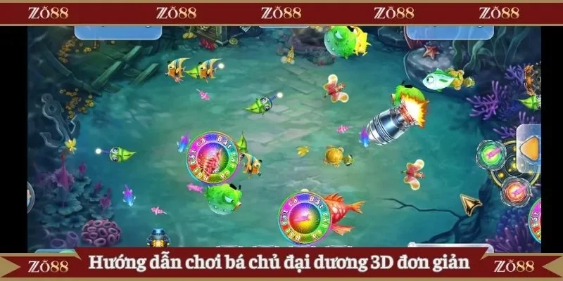 Hướng dẫn chơi bá chủ đại dương 3D đơn giản