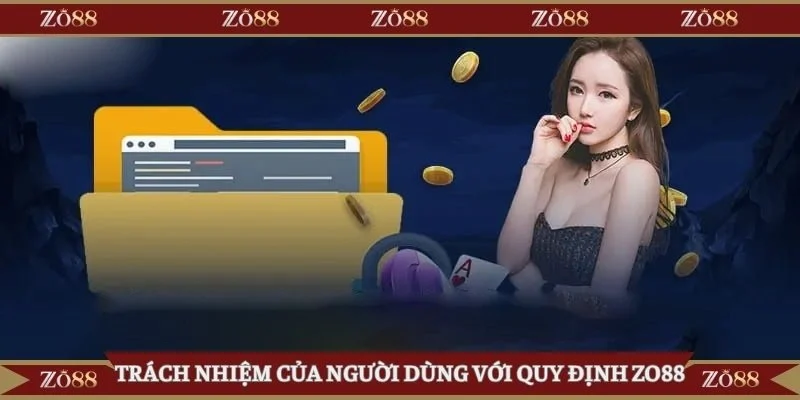 Trách nhiệm của người dùng với quy định Zo88